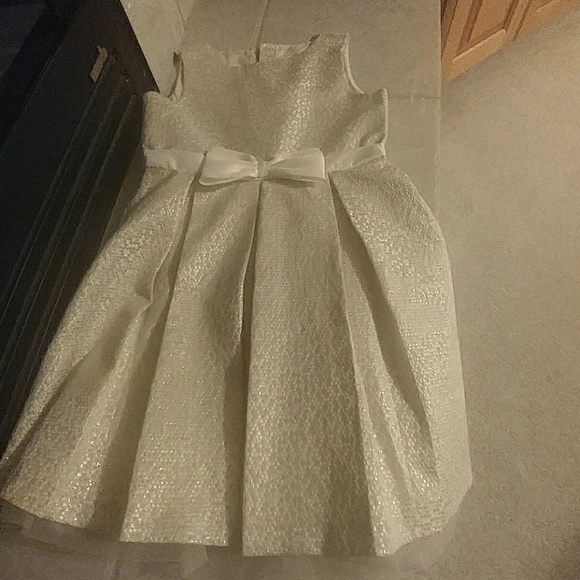cream holiday dress
